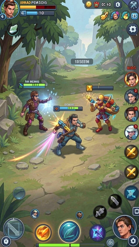 888idr - Ilustrasi gameplay yang menunjukkan aksi seru di dalam game.