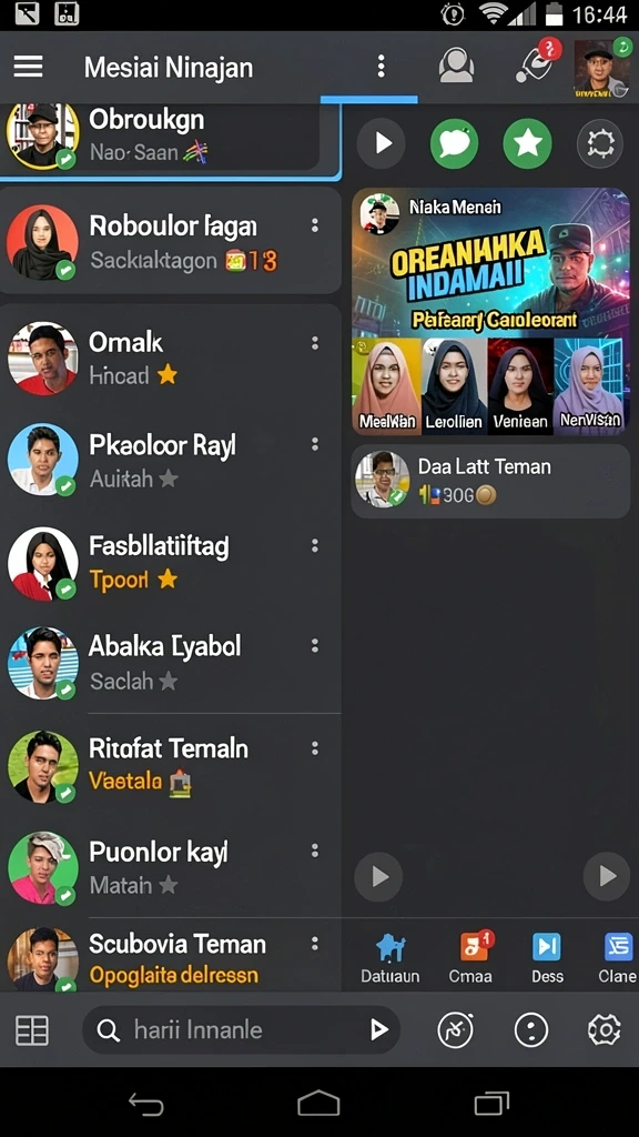 avatar808 - Tangkapan layar menunjukkan aksi menegangkan melawan monster.