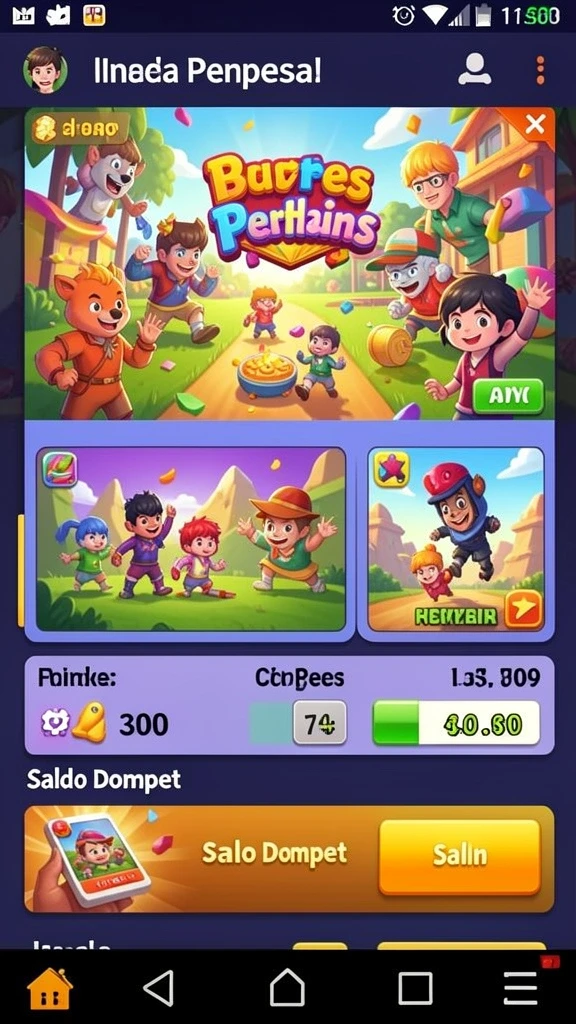 gg99 - Tangkapan layar dari fitur multiplayer saat bersaing dengan teman.