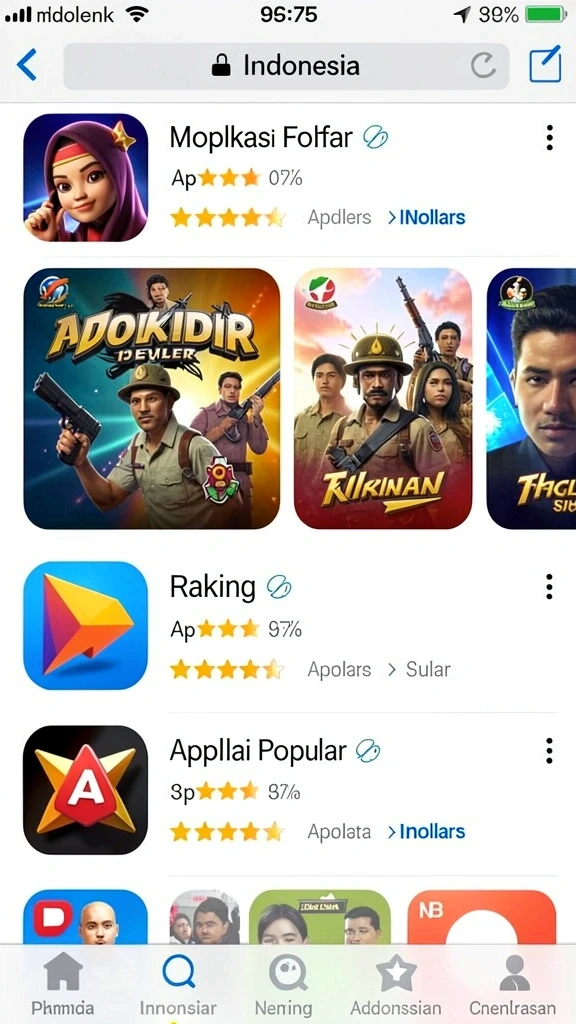 id678 - Tampilan awal game dengan karakter yang menarik.