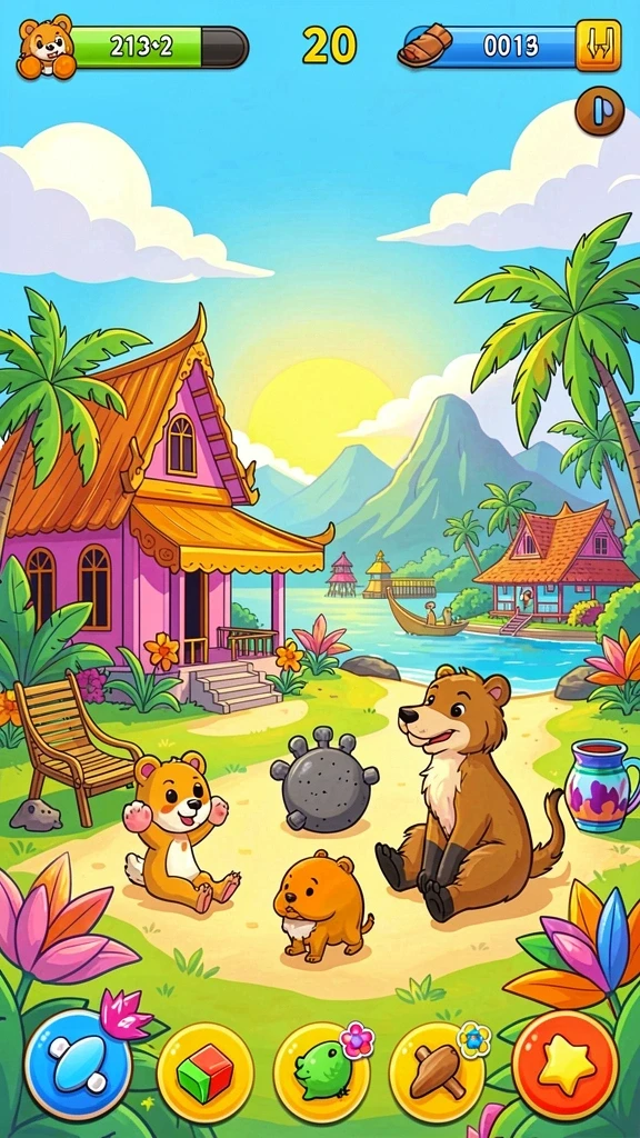 naga1001 - Gambar memperlihatkan berbagai senjata unik yang tersedia dalam game.
