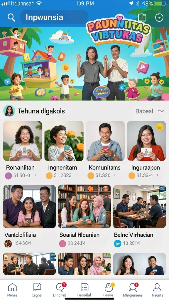 rk77 - Screenshot fitur multiplayer yang seru dan interaktif.